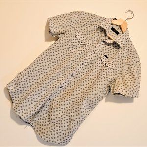 Diesel Short Sleeve Summer Shirt*White&BlackSkull